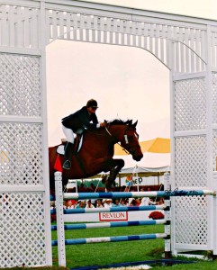 Barry Lane and Asterix at the 1990 Hampton Classic Horse Show